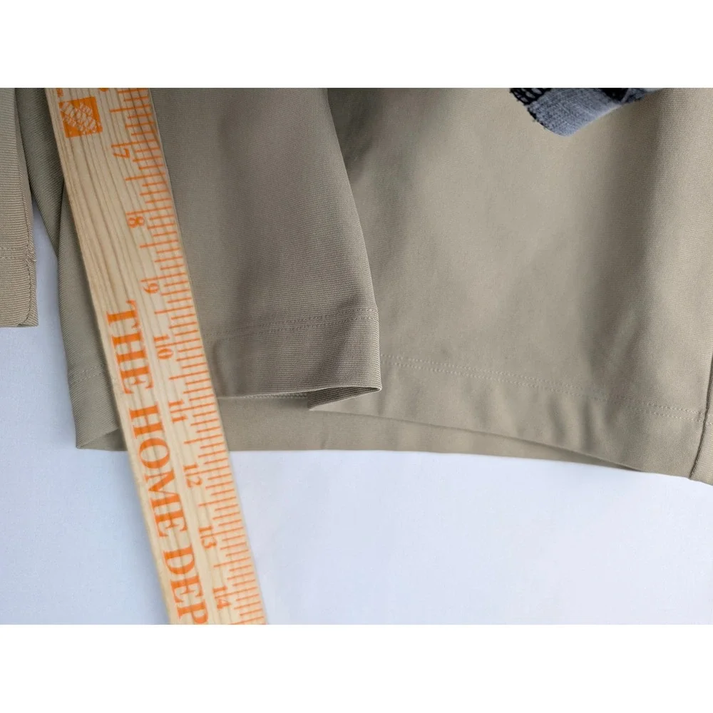 Lululemon Commission Shorts Mens 38‎ Tan Khaki Golf Casual Technical Chino